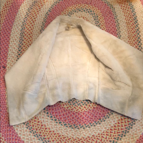 Arden B. Winter white Faux Fur shearling vest - Picture 7 of 7